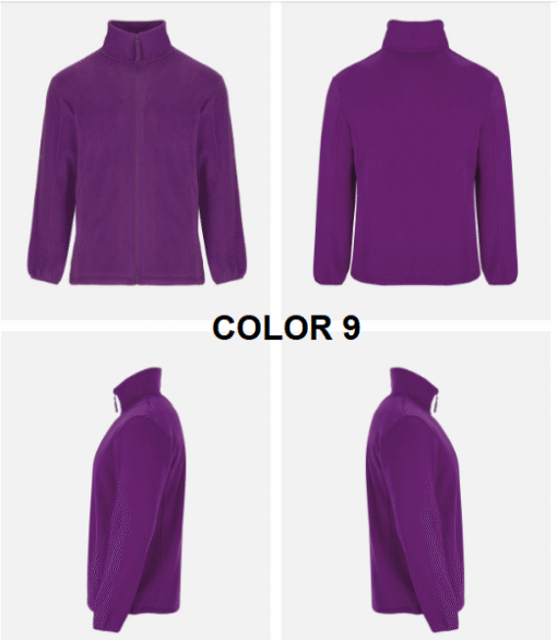 CHAQUETA POLAR CREMALLERA CABALLERO PERSONALIZADO - Imagen 9