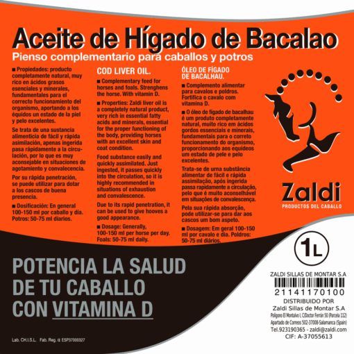ACEITE HIGADO DE BACALAO EXTRA - Imagen 2