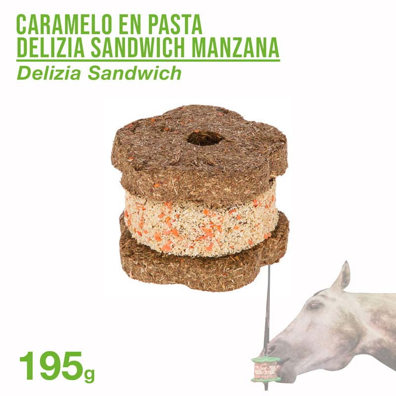 CARAMELO EN PASTA DELIZIA SANDWICH MANZANA