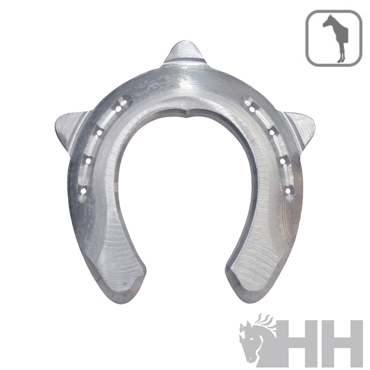 HERRADURA COLLEONI ALUMINIO CMDBBB ABIERTA FULL ROLLING F 3 PESTAÑAS DELANTERA (PAR) - Imagen 2
