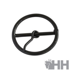 HEBILLA COLLAR DE VACA REDONDA LACADA