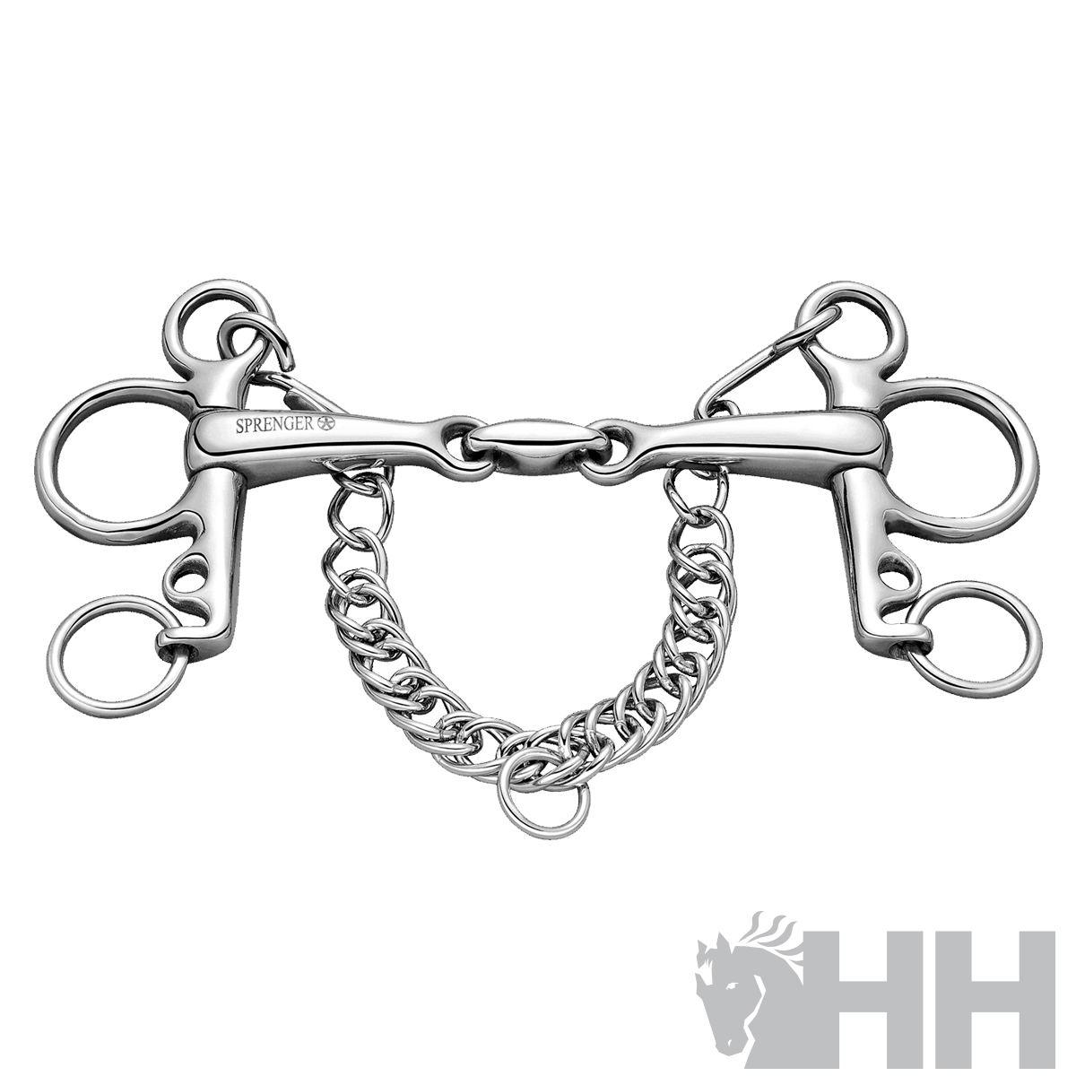 BOCADO SPRENGER BASIC PELHAM PIERNA 4,5cm PARTIDO DOBLE