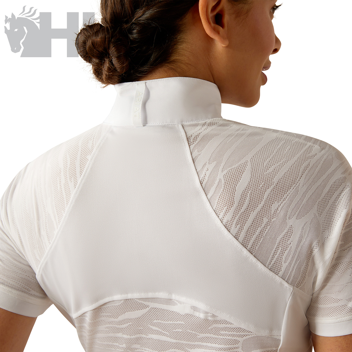 POLO CONCURSO ARIAT APTOS VENT 2.0 MANGA CORTA MUJER - Imagen 8