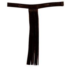 FRONTALERA VAQUERA LUDOMAR CUERO CON MOSQUERO