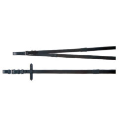 RIENDAS LEXHIS CUERO DOMA CLASICA CON GOMA INTERIOR