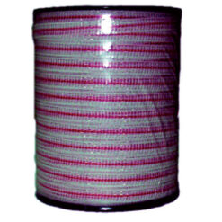 CINTA CERCA ELECTRICA LLAMPEC (BOBINA 200 M.) ANCHO 12 MM. BLANCO/ROJO