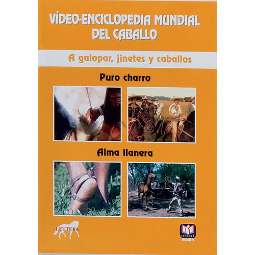 DVD VÍDEO-ENCICLOPEDIA MUNDIAL DEL CABALLO. A GALOPAR, JINETES Y CABALLOS. PURO CHARRO. ALMA LLANER - Imagen 2