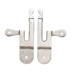 ESTRIBERA SILLA INGLESA (PAR) INOXIDABLE