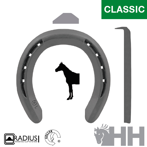 HERRADURA KERCKHAERT CLASSIC ROLLER ACERO 1 PESTAÑA DELANTERA - Imagen 2