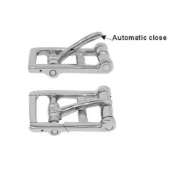HEBILLA CINCHA LARGA CON COSCOJO Y CIERRE AUTOMATICO
