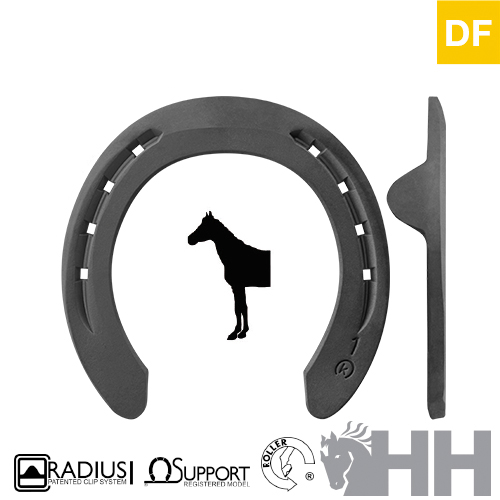 HERRADURA KERCKHAERT DF QUARTER MOTION PLUS 2 PESTAÑAS DELANTERA - Imagen 2