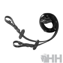 CABEZADA INGLESA LEXHIS BRUNA CON RIENDAS LONA ENGOMADA