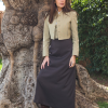 TRAJE AMAZONA MILANO COMBINADO ELÁSTICO