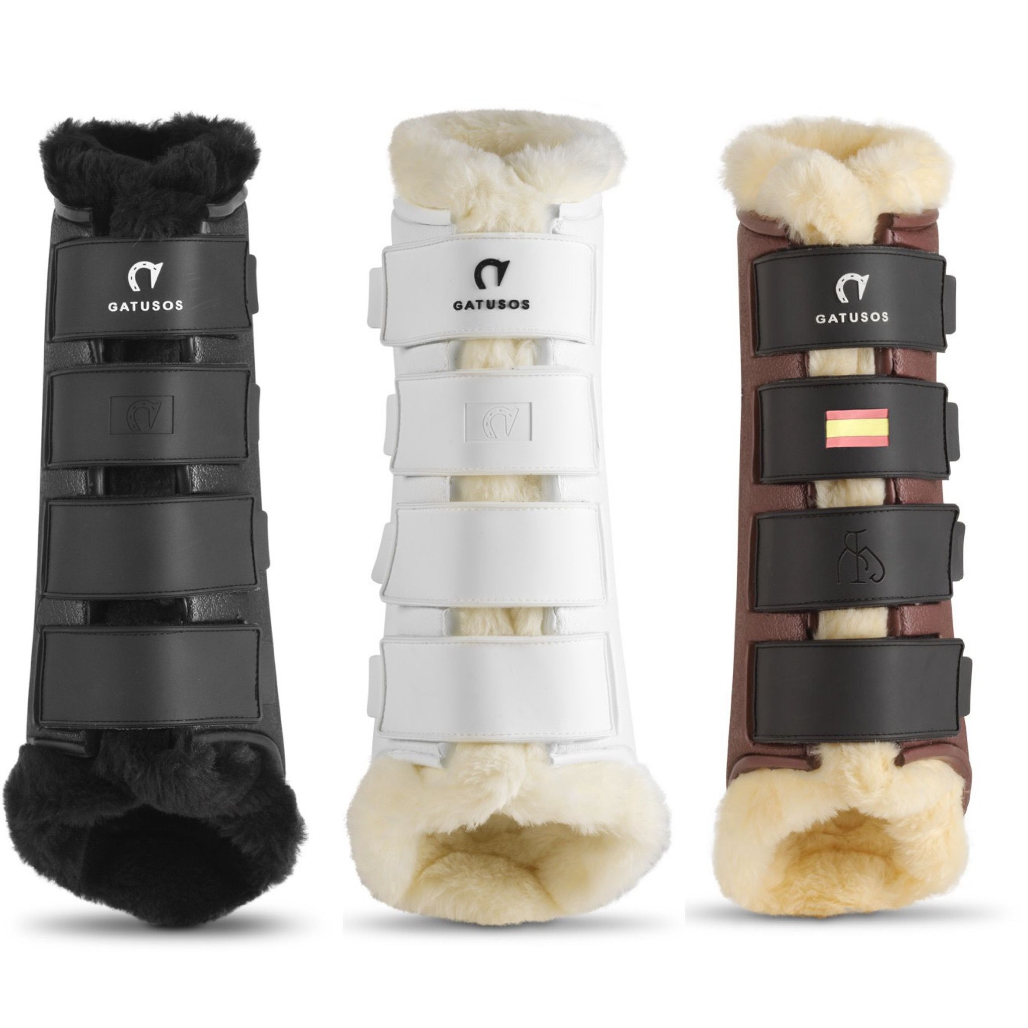PROTECTORES GATUSOS BORREGUILLO TRASERO ROYAL 4 VELCROS