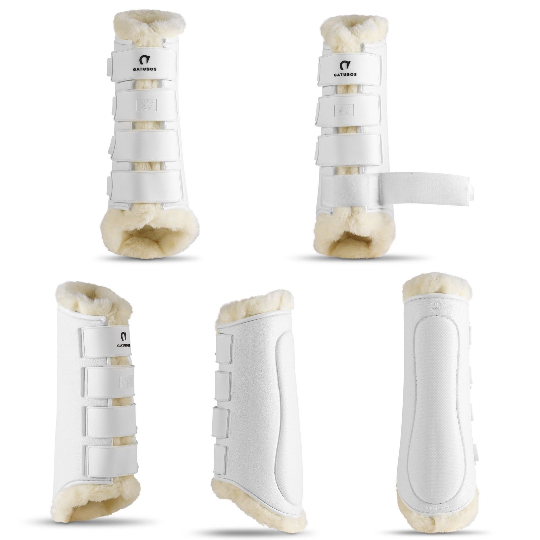 PROTECTORES GATUSOS BORREGUILLO TRASERO ROYAL 4 VELCROS - Imagen 6