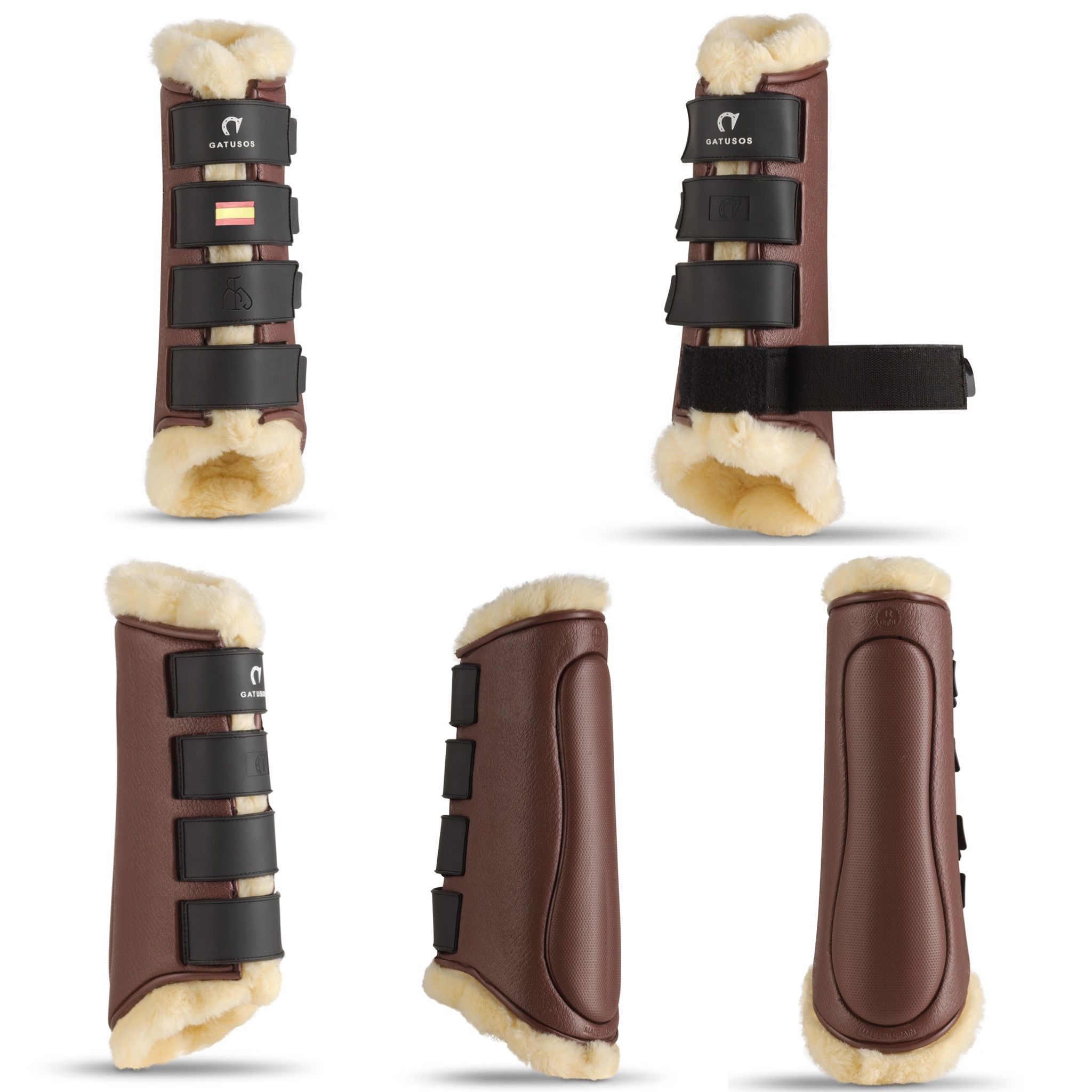 PROTECTORES GATUSOS BORREGUILLO TRASERO ROYAL 4 VELCROS - Imagen 7