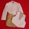 TRAJE CORTO CAMPERO COMBIANDO BEIG RAYAS NIÑO