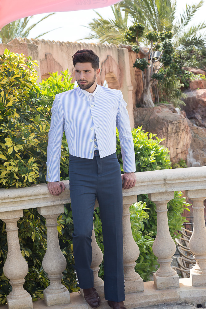 TRAJE CORTO 200 RAYAS COMBINADO