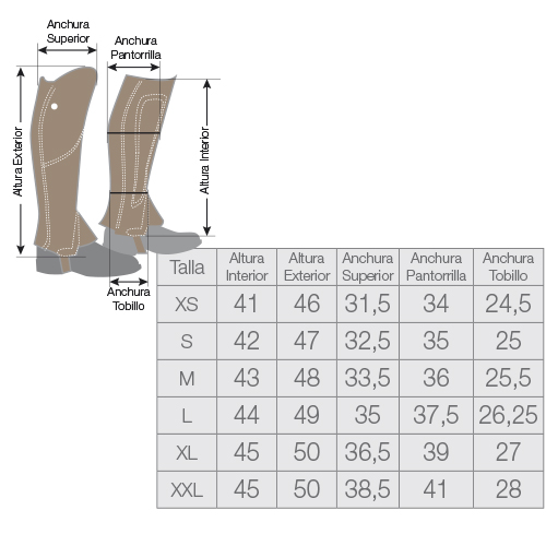 POLAINA LEXHIS COMFORT SERRAJE(PAR) - Imagen 3