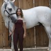 VIETNAM BURGUNDY - RIDING LEGGINGS