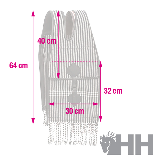 ALFORJAS HH ECO LONA PARA SILLAS VAQUERAS - Imagen 2
