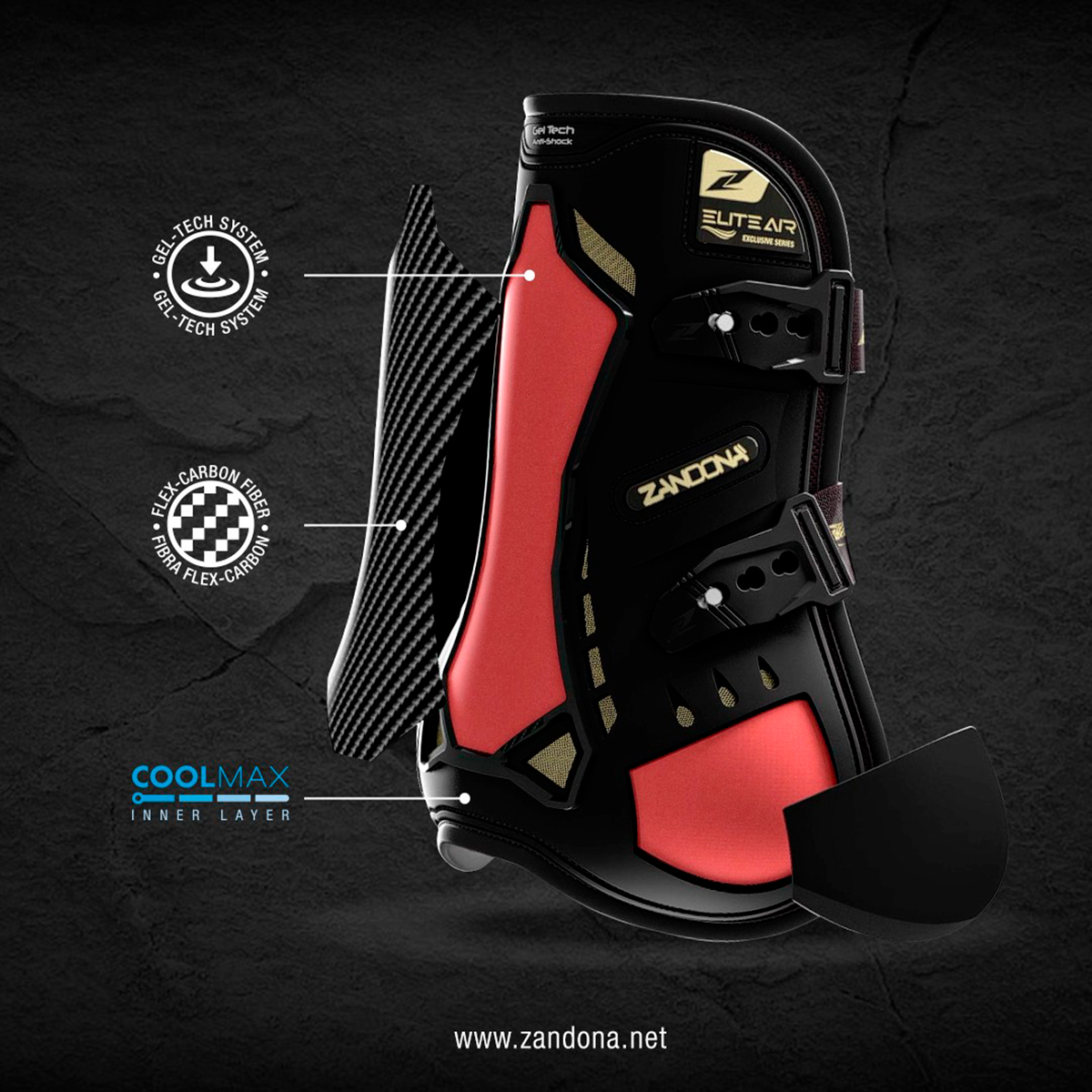 PROTECTOR ZANDONÀ ELITE AIR TENDON (PAR) - Imagen 2