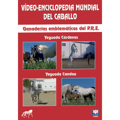 DVD VÍDEO-ENCICLOPEDIA MUNDIAL DEL CABALLO YEGUADA CÁRDENAS-YEGUADA CANDAU