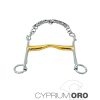 BOCADO SEFTON CYPRIUM ORO DOMA EMBOCADURA GROSOR 16 MM