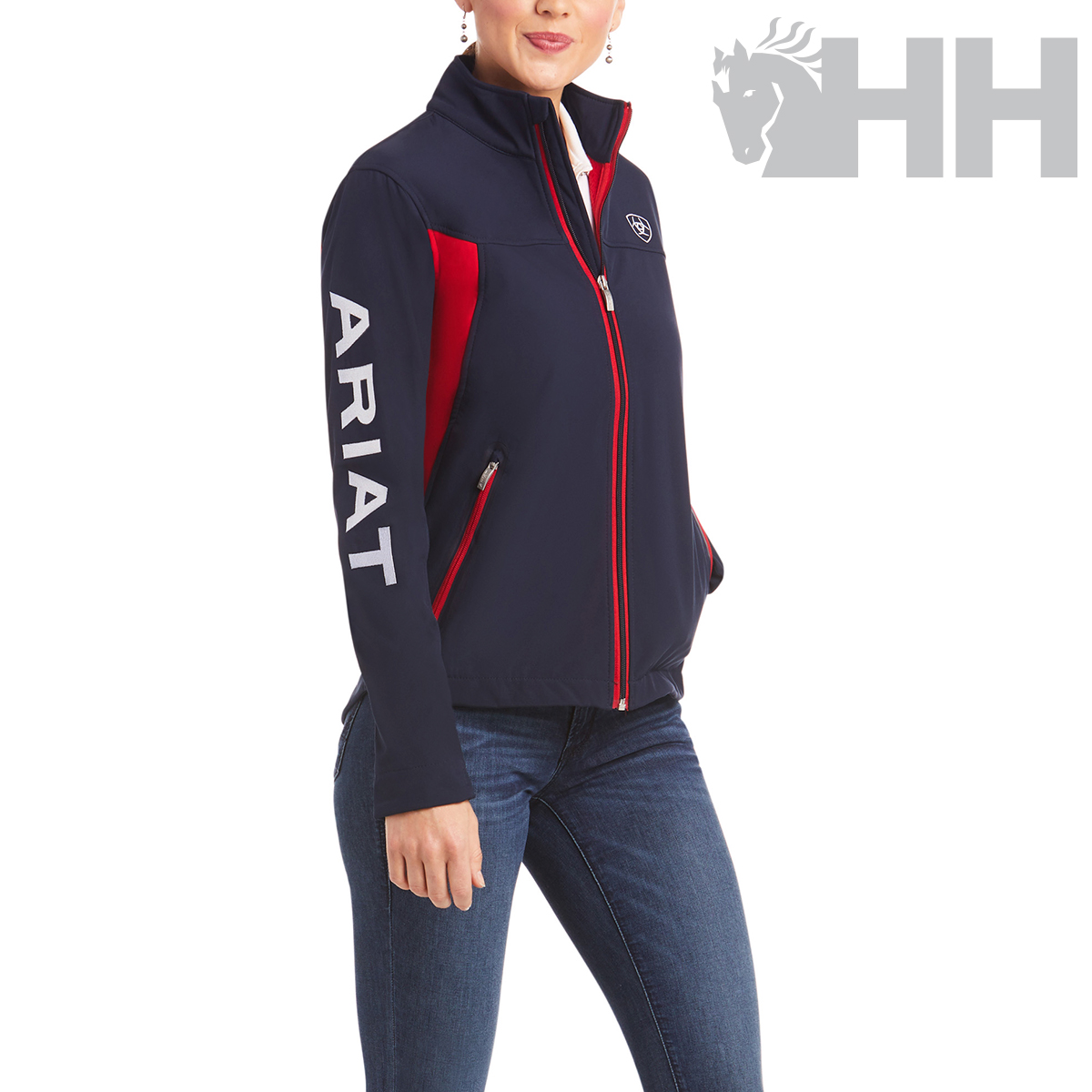 CHAQUETA ARIAT NEW TEAM SOFTSHELL MUJER - Imagen 2