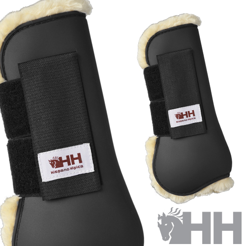 PROTECTOR HH DELUXE TENDON DELANTERO CON BORREGUILLO (PAR) - Imagen 5