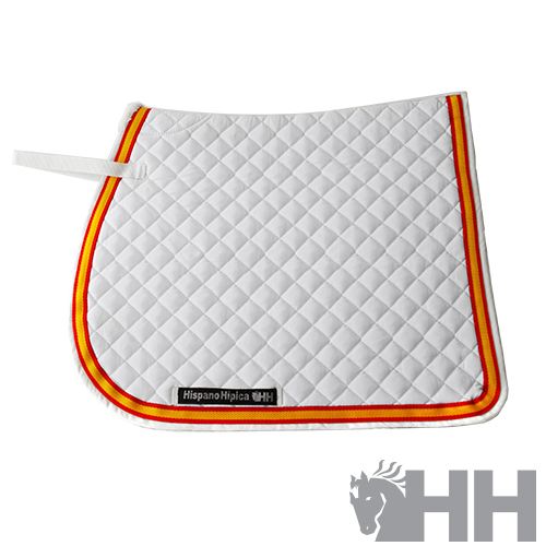 MANTILLA HH ALGODÓN ACOLCHADA CON RIBETE DE BANDERA ESPAÑOLA