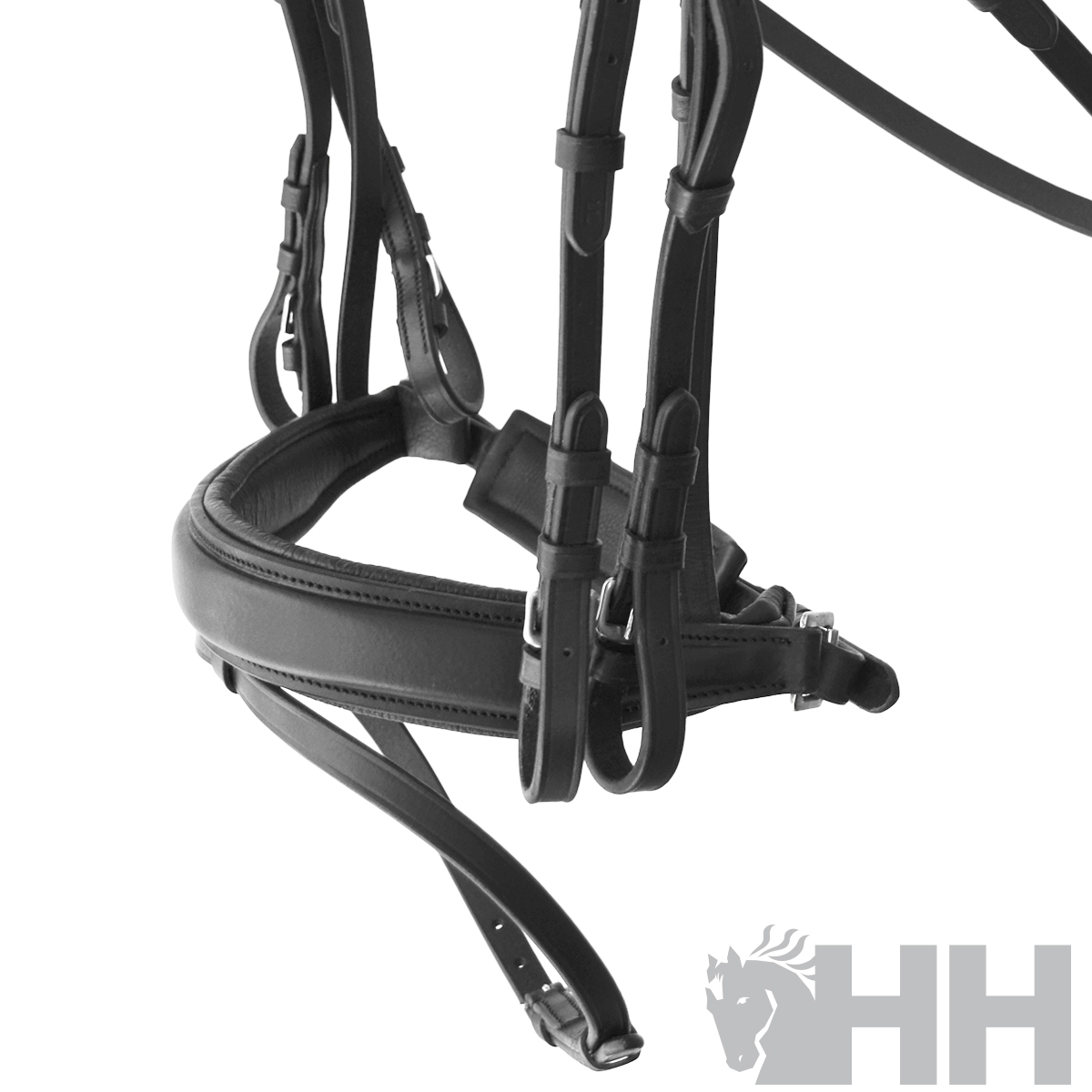 CABEZADA INGLESA HH BALMA DOBLE RIENDA - Imagen 6