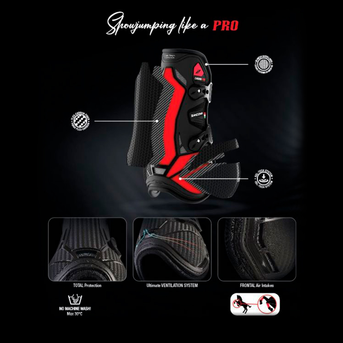 PROTECTOR ZANDONÀ CARBON PRO TENDON (PAR) - Imagen 5