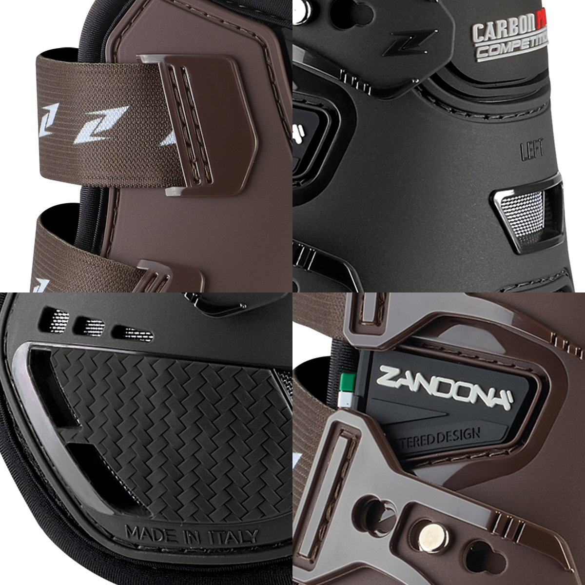 PROTECTOR ZANDONÀ CARBON PRO COMPETITION MENUDILLO (PAR) - Imagen 4