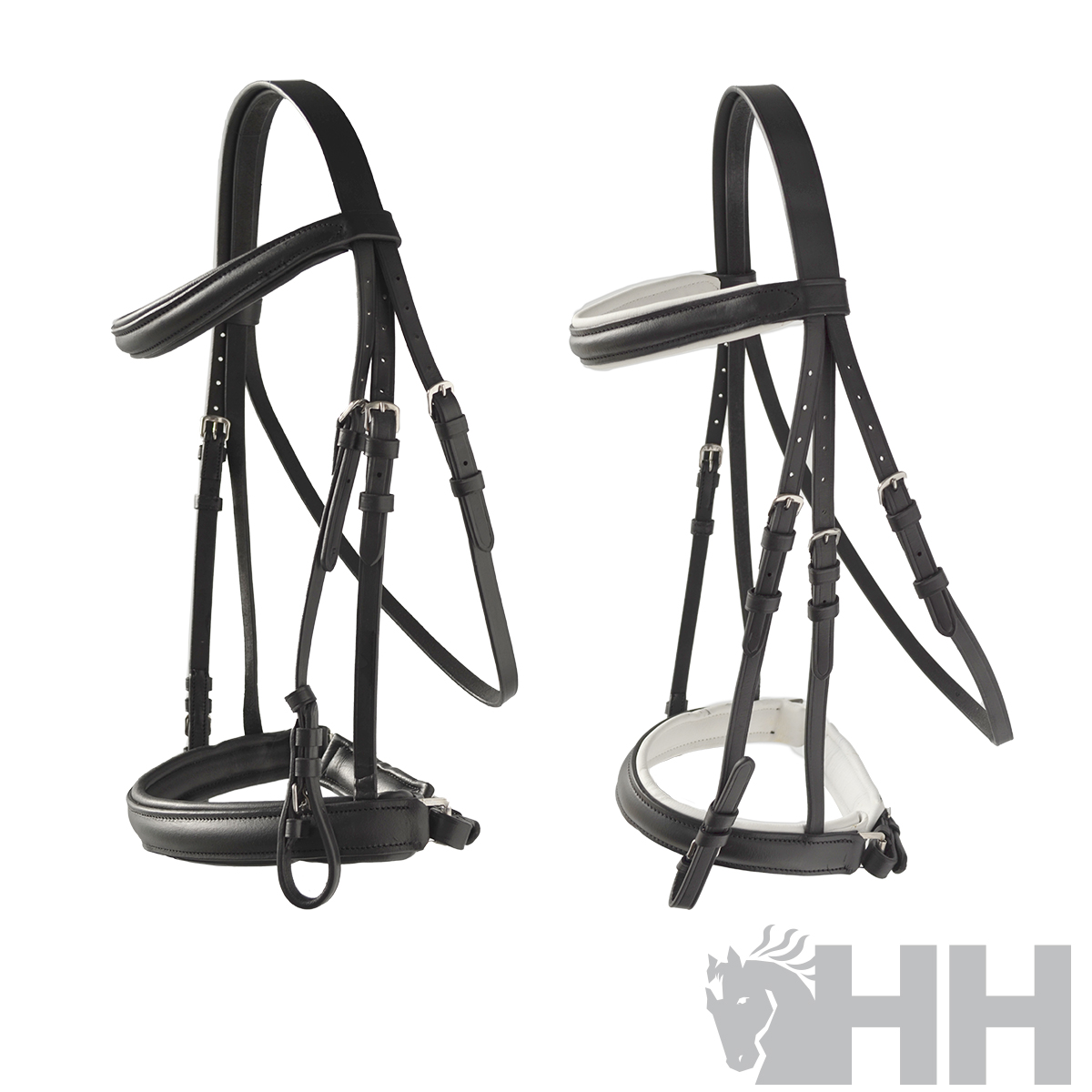 CABEZADA INGLESA HH MIMAS DOBLE RIENDA