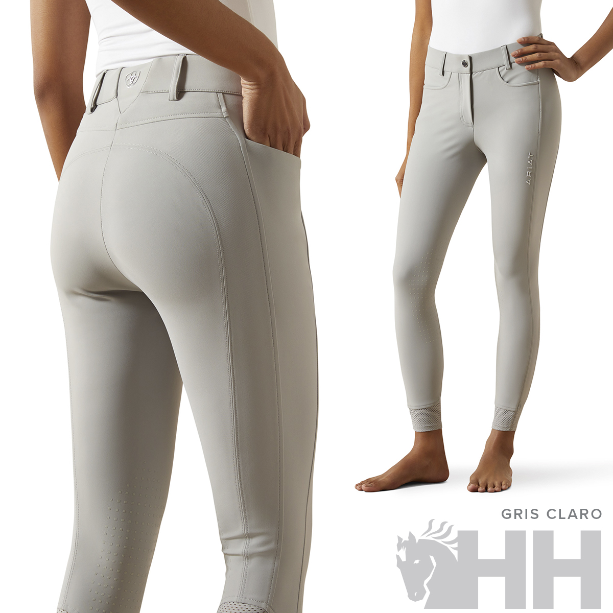 PANTALON ARIAT TRI FACTOR NT KNEE PATCH MUJER - Imagen 5