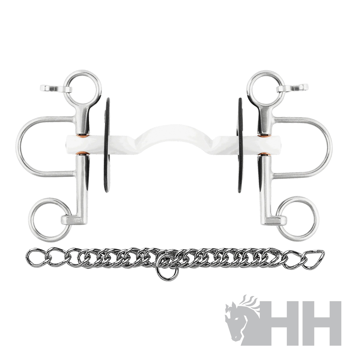 BOCADO SPRENGER NATHE PELHAM PIERNA 5,5cm EMBOCADURA DURA - Imagen 2