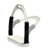 ESTRIBO INGLES SEFTON COMPACTO FLEXIBLE INOXIDABLE CON TACO (PAR)