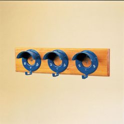 PORTABRIDAS PARED STUBBS VISERA PLANA S20 (JUEGO 3 SOBRE BASE MADERA)