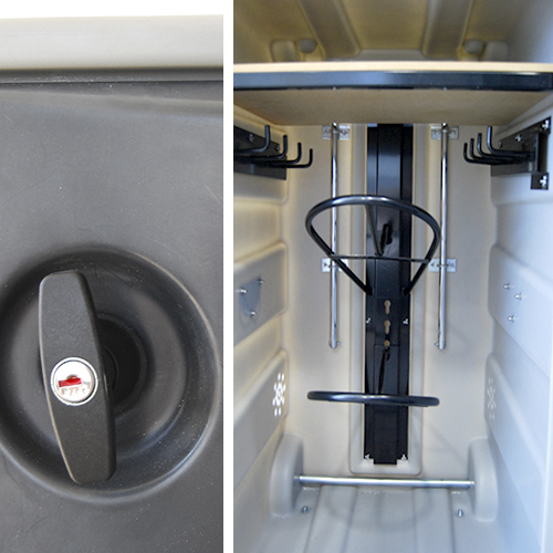 CAJON GUADARNES EQUIP´HORSE CLUB CON RUEDAS PLASTICO - Imagen 2