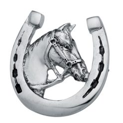 HERRADURA DECORATIVA CON CABEZA CABALLO