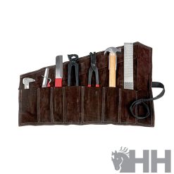 JUEGO HISMAR HERRAMIENTAS HERRAJE CON FUNDA DE CUERO
