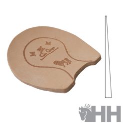 PLANTILLA CON CUERO HERRAJE COMPENSADA CERRADA DE CUERO