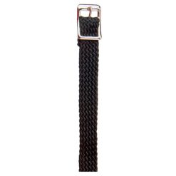 CORREA ESPUELA INGLESA HH NYLON FINA NEGRO CON HEBILLA (PAR)