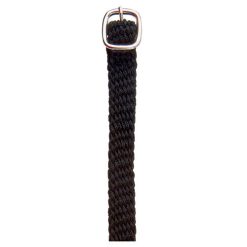 CORREA ESPUELA INGLESA HH NYLON GRUESA NEGRO CON HEBILLA (PAR)