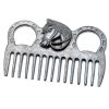 PEINE HH ALUMINIO SIN MANGO CON ADORNO CABEZA CABALLO