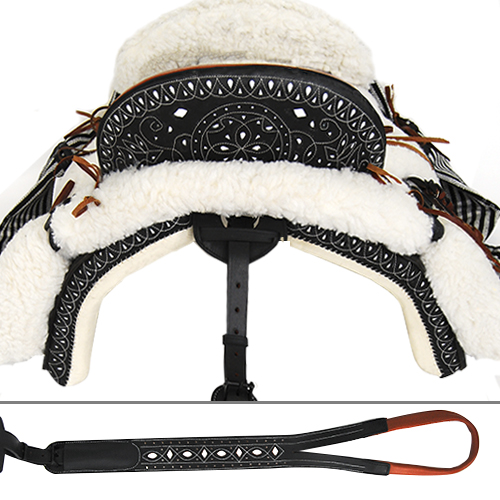 SILLA VAQUERA HH SALEGA MIXTA FILIGRANA (EQUIPO COMPLETO) - Imagen 2