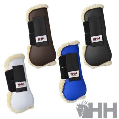 PROTECTOR HH DELUXE TENDON DELANTERO CON BORREGUILLO (PAR)