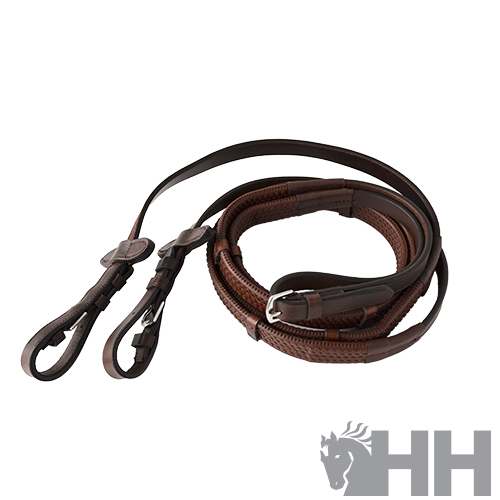 CABEZADA INGLESA LEXHIS HENAR FILETE CON RIENDAS GOMA - Imagen 2