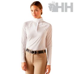POLO CONCURSO ARIAT SUNSTOPPER 3.0 MANGA LARGA MUJER